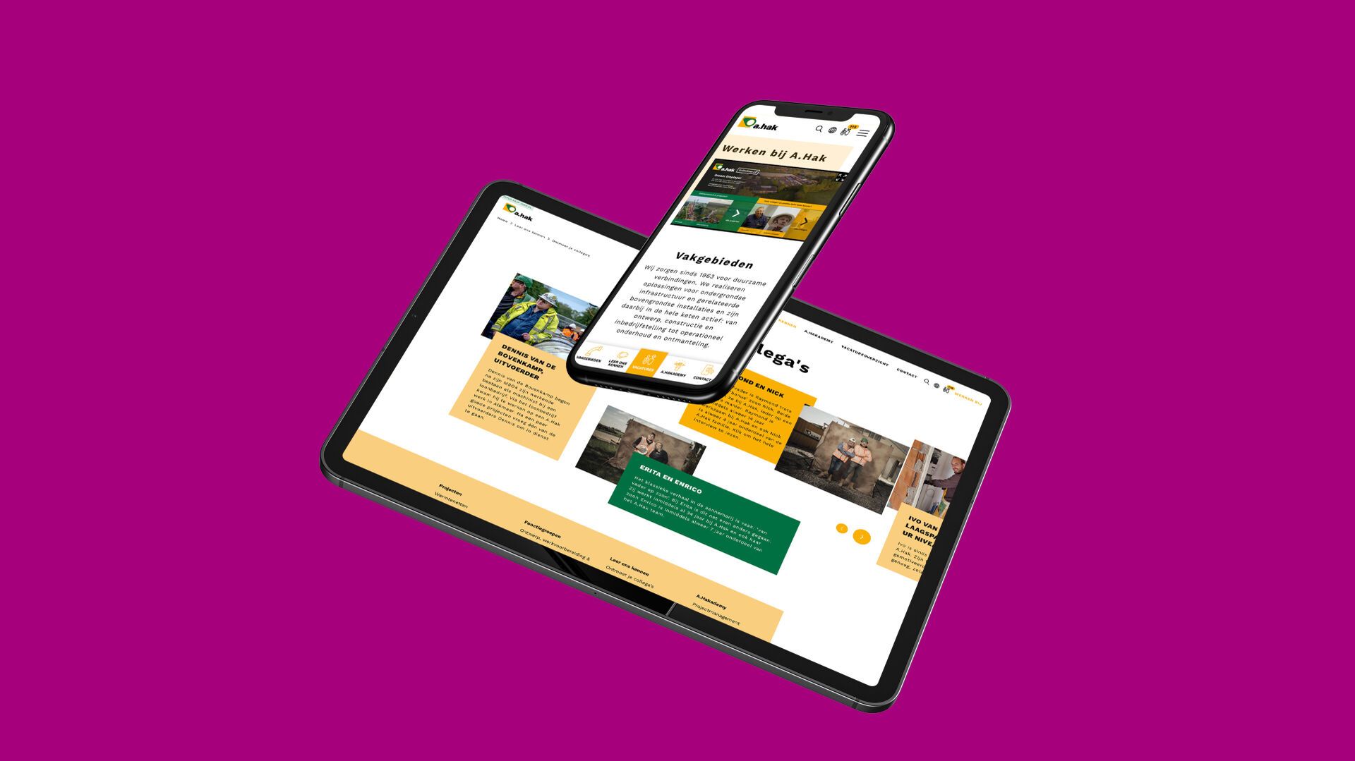 A.Hak mobile-first werken bij