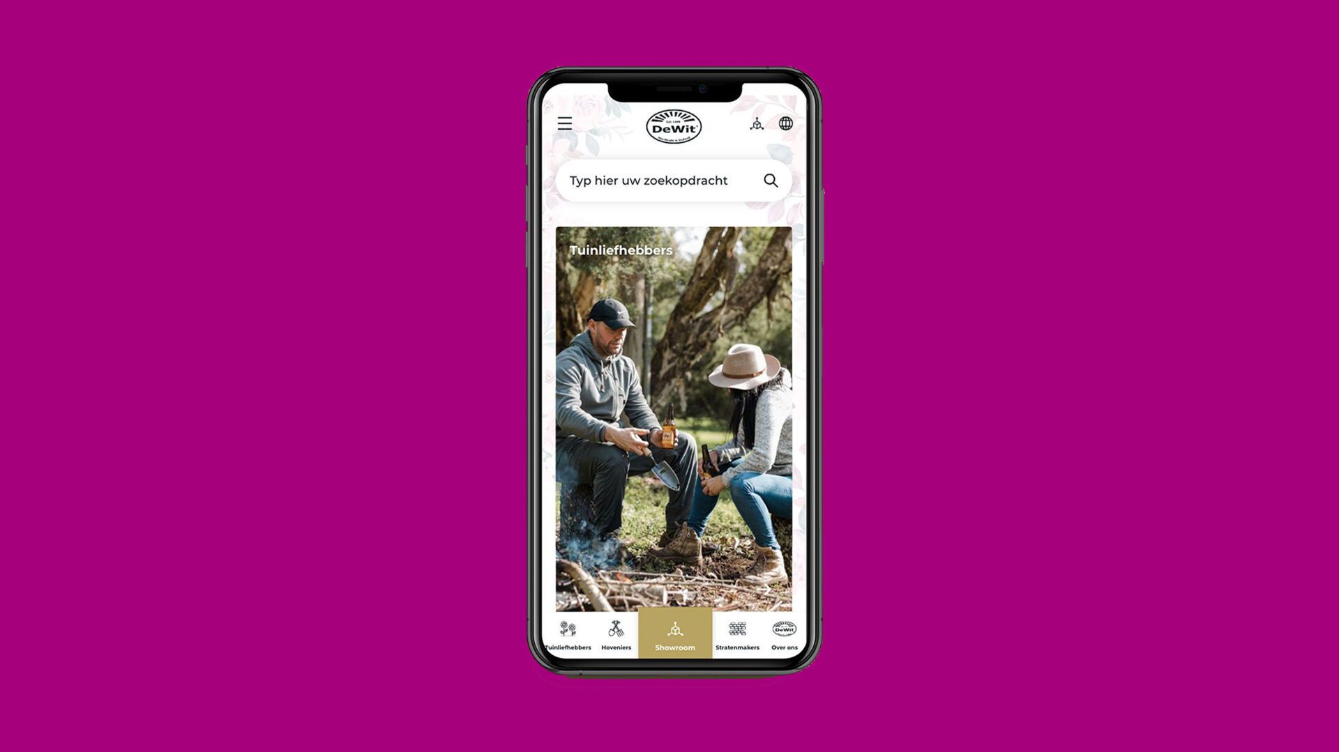 DeWit mobile-first platform