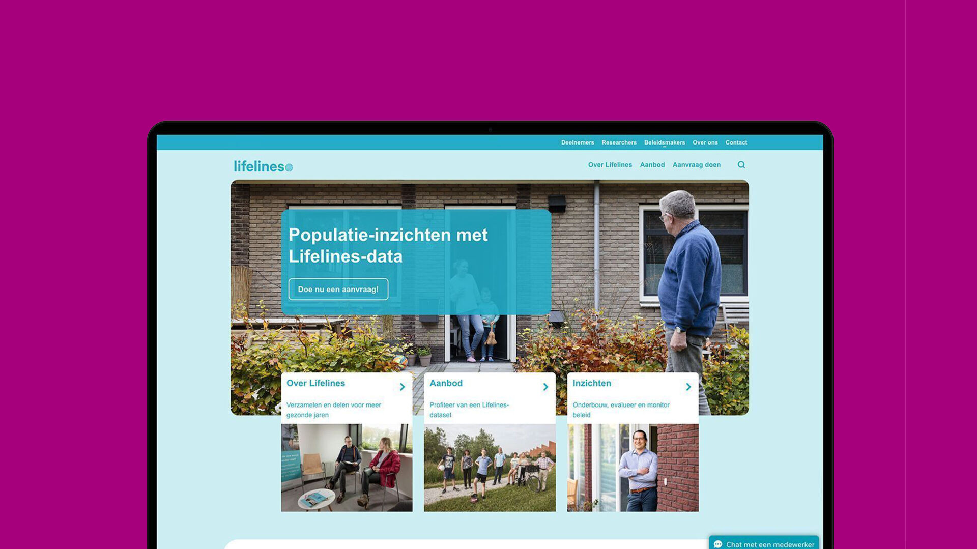 Lifelines platform voor beleidsmakers