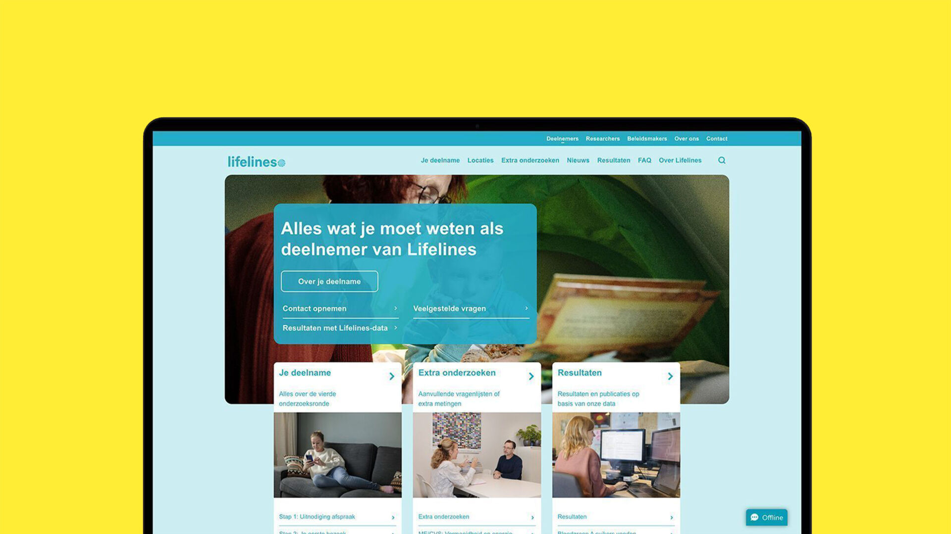 Lifelines deelnemers platform