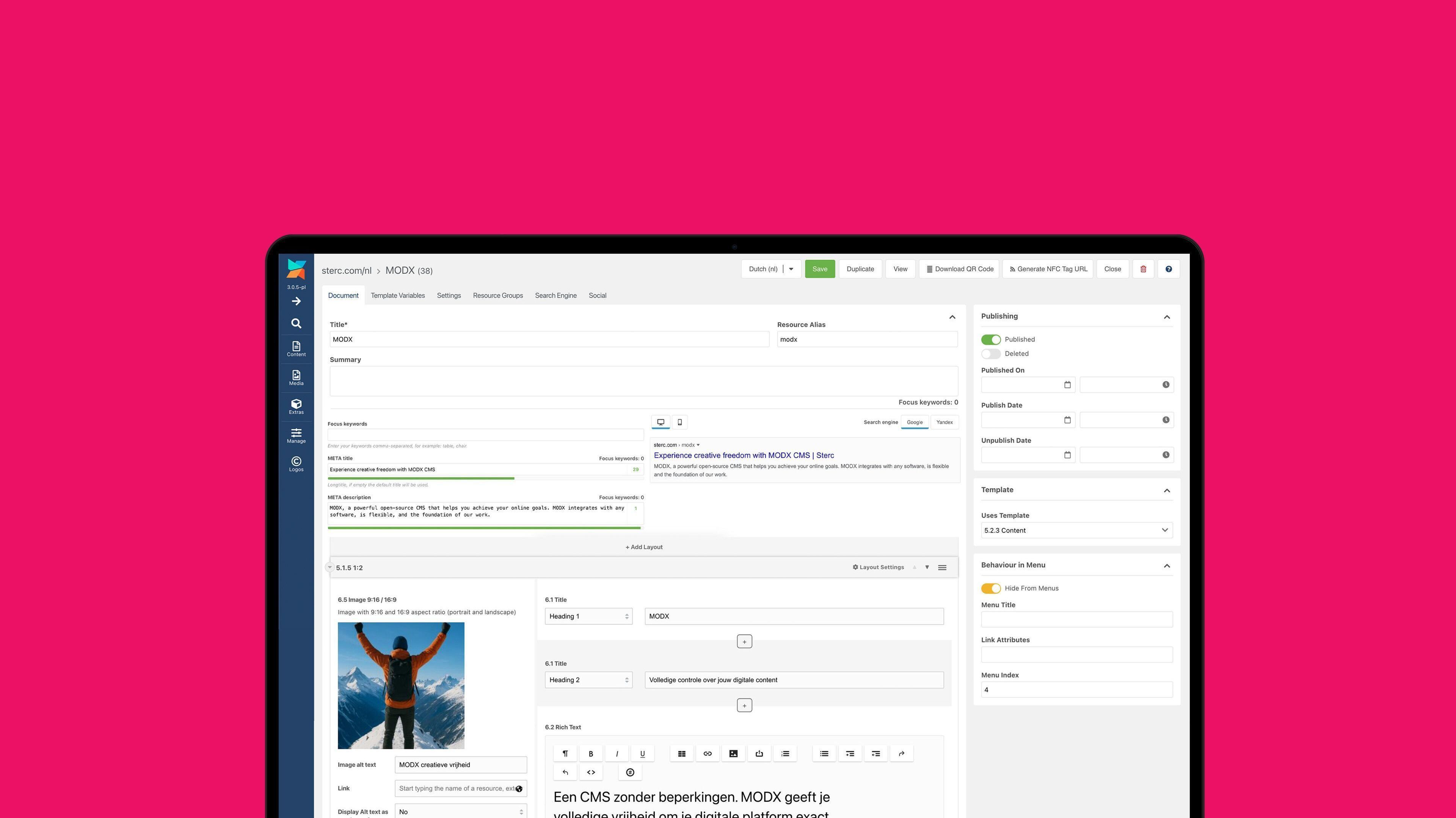 MODX Extra's SEO Suite
