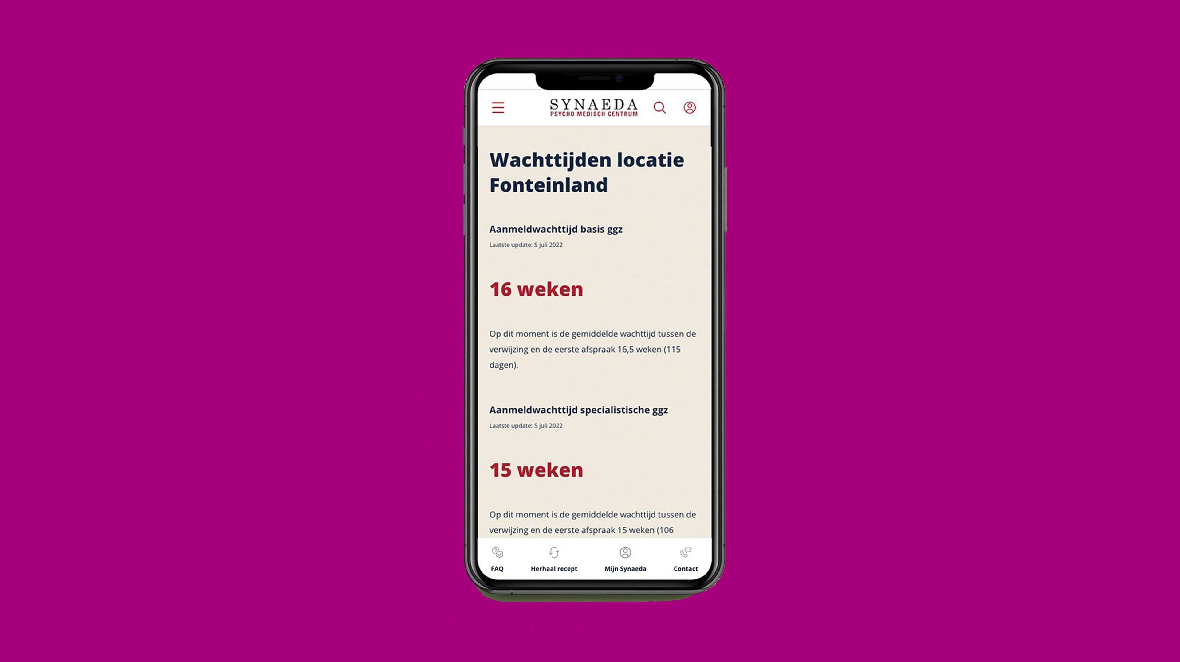 Inzicht in wachttijden per locatie