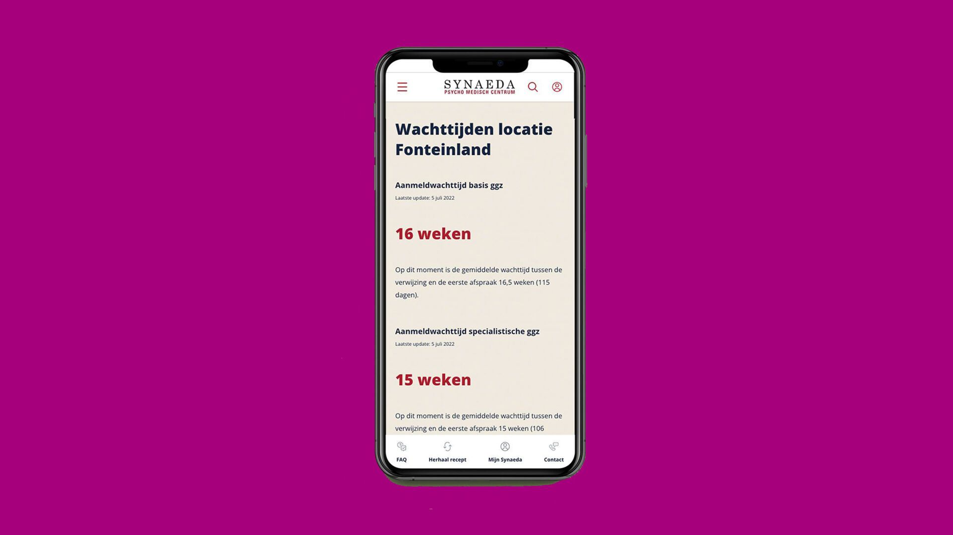 Inzicht in wachttijden per locatie