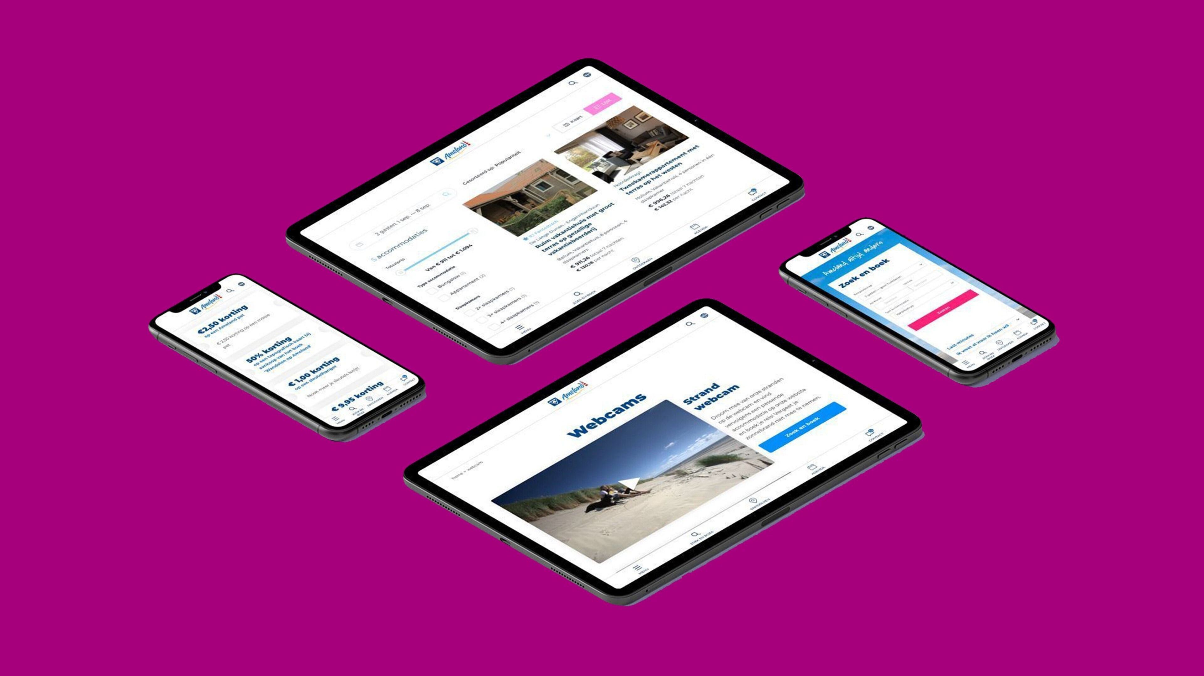 VVV Ameland mobile-first met web app