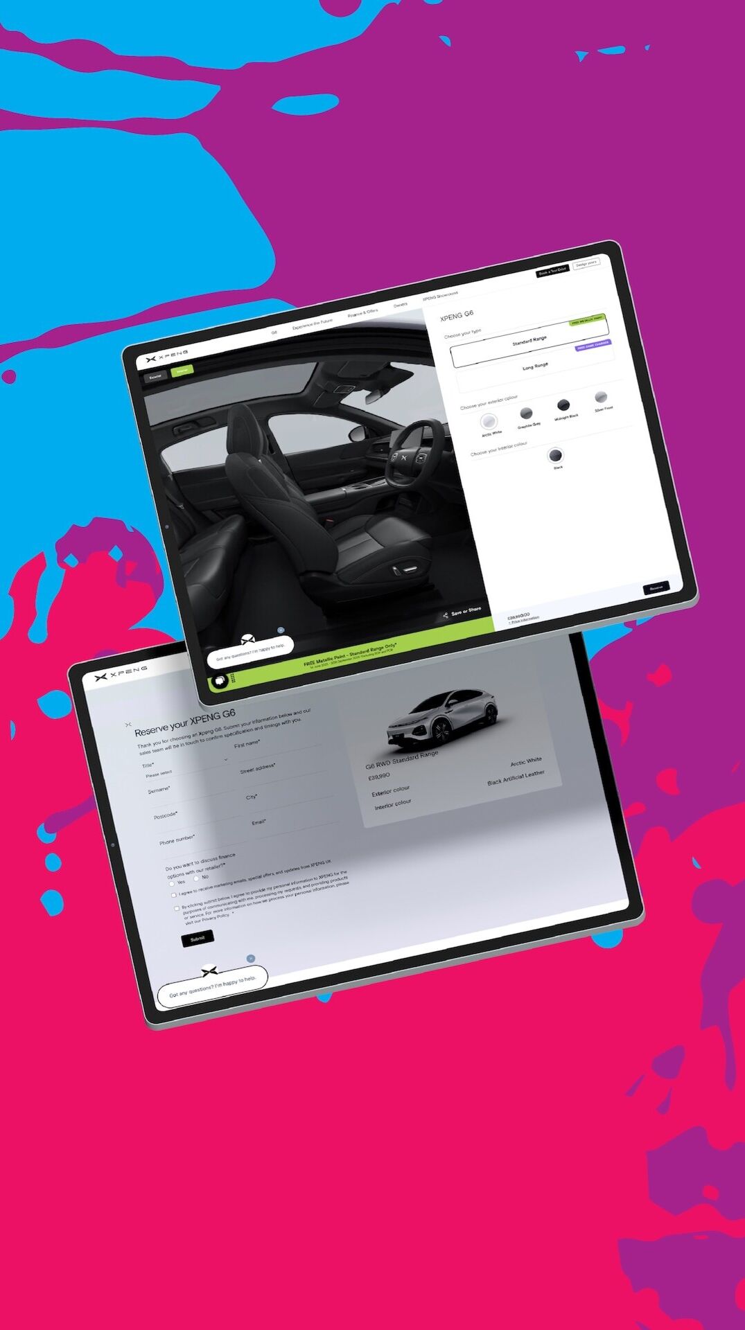 XPENG Cars configurator