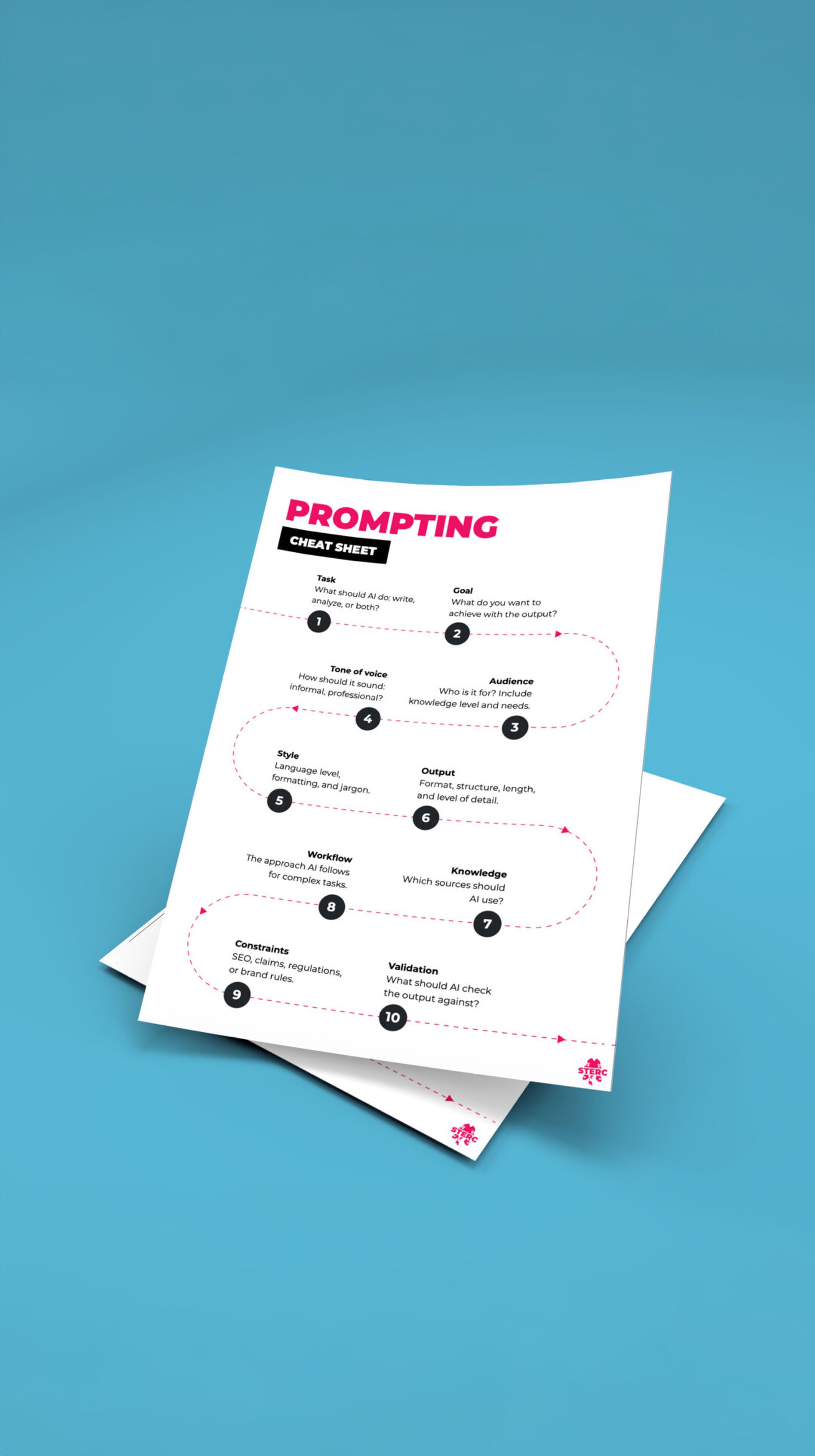 Cheatsheet content prompting