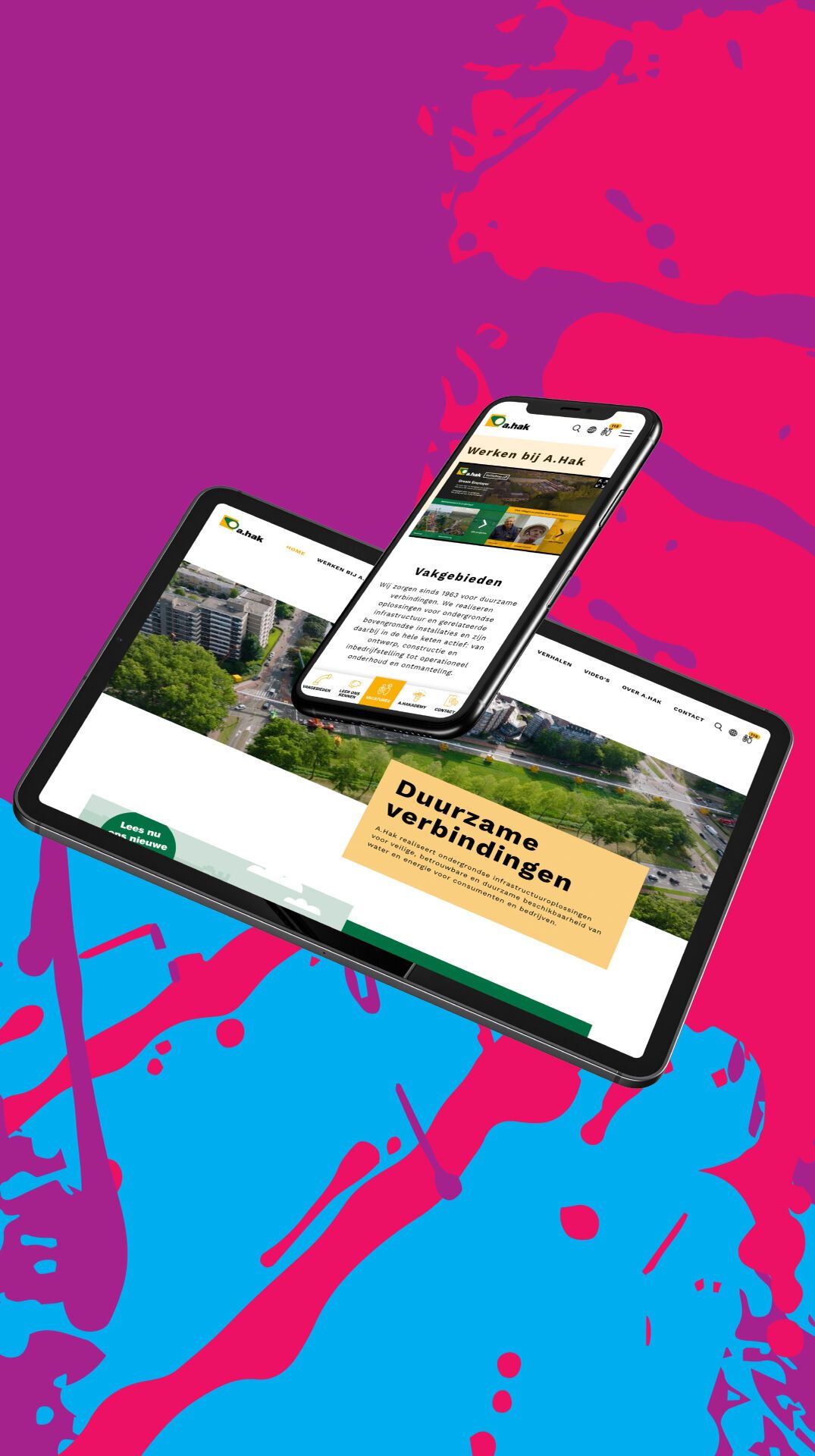 A.Hak website en werken bij