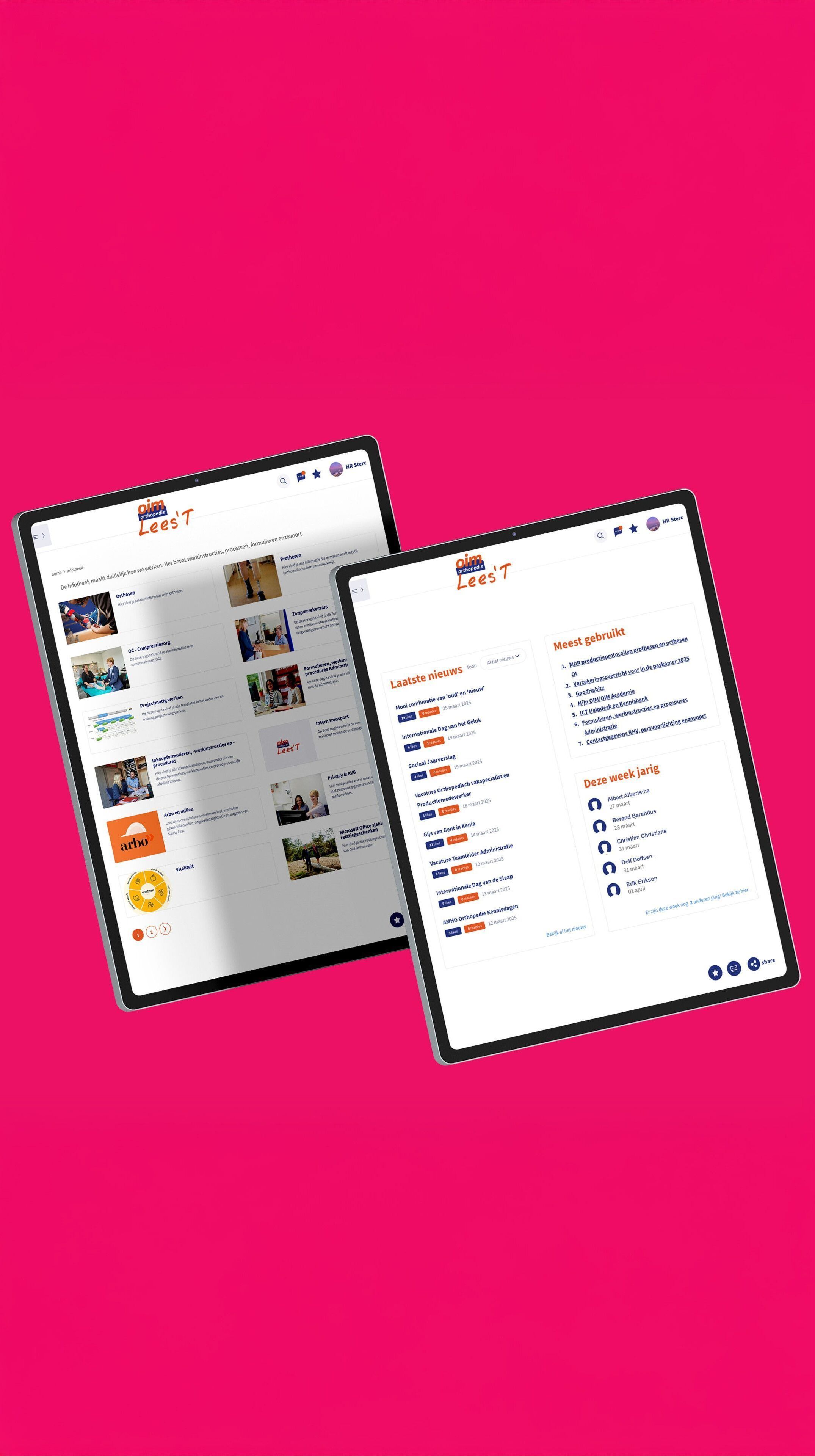 Intranet door Sterc