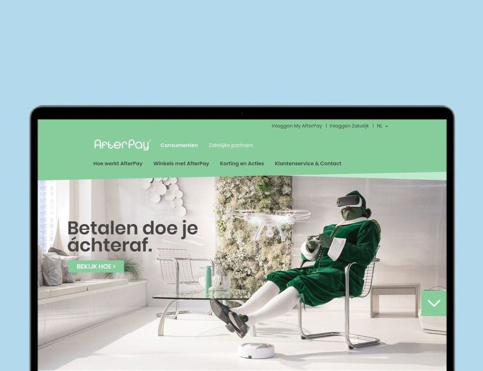 AfterPay redesign website