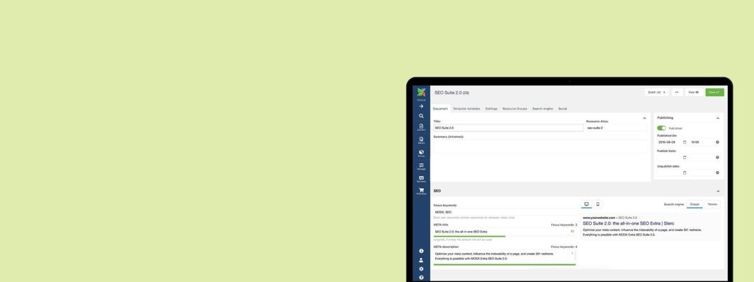 SEO Suite 2.0: de alles-in-één MODX SEO Extra