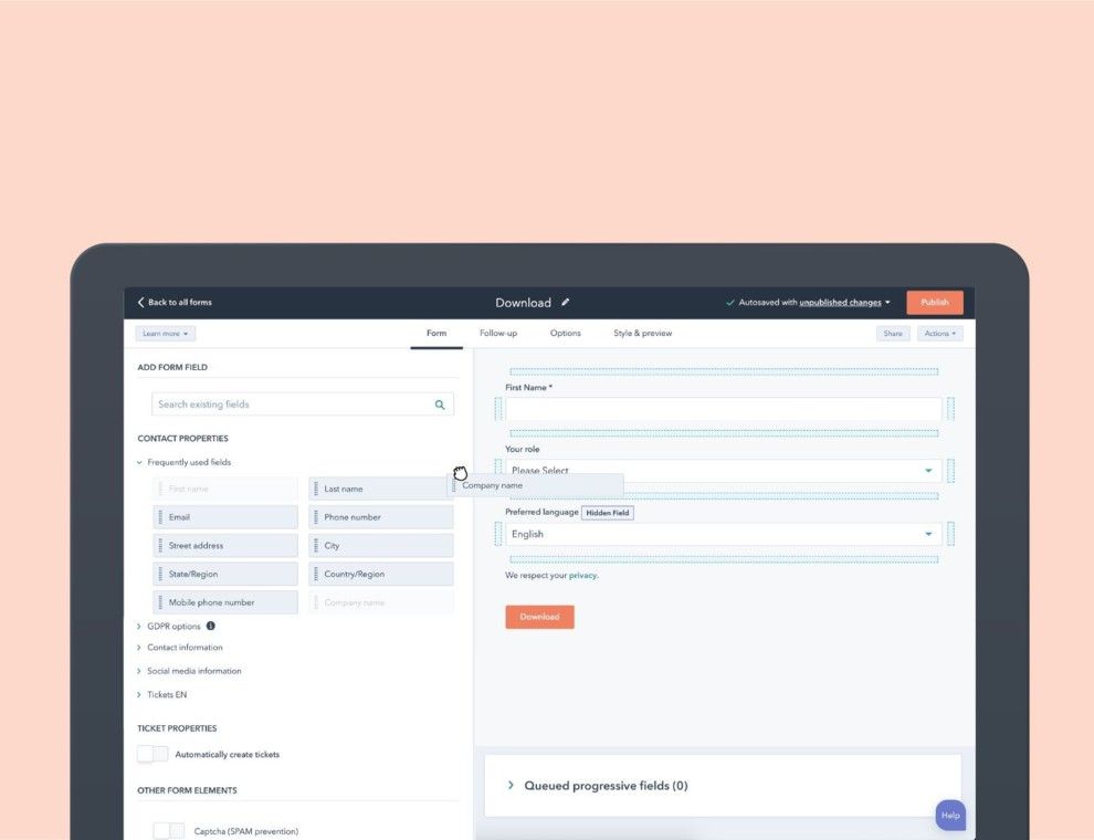 HubSpot Form