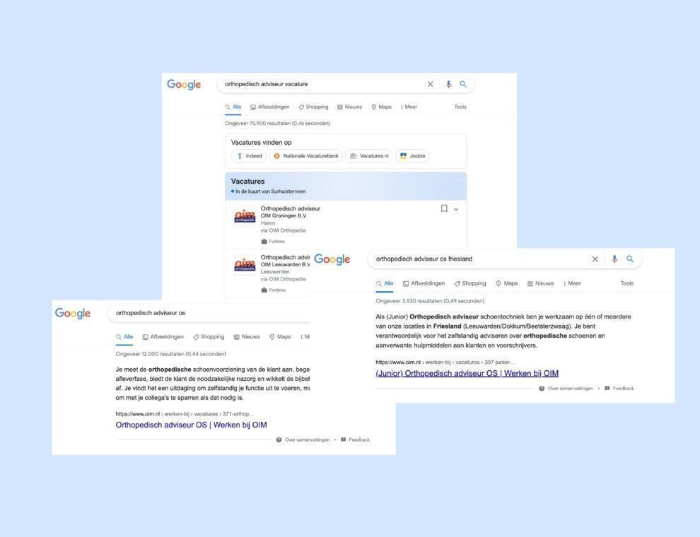 Google for Jobs optimalisatie