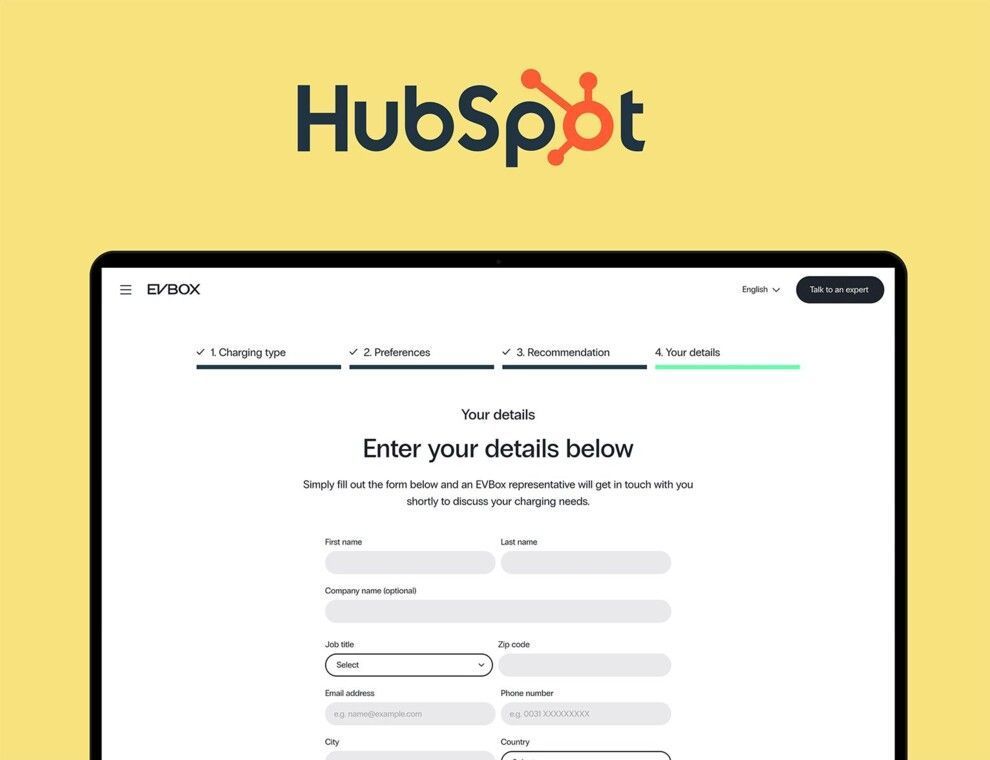 EVBox HubSpot integration
