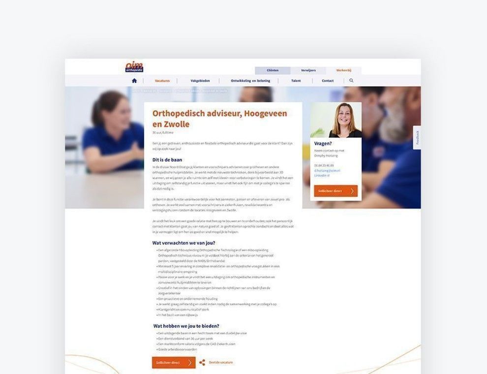 OIM career site