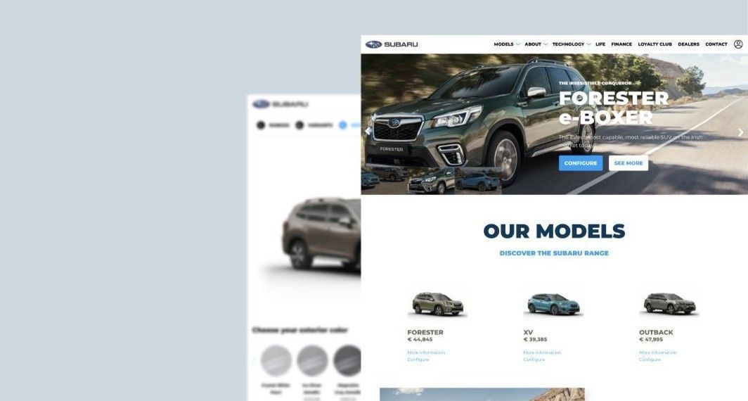 Read all about our work for Subaru